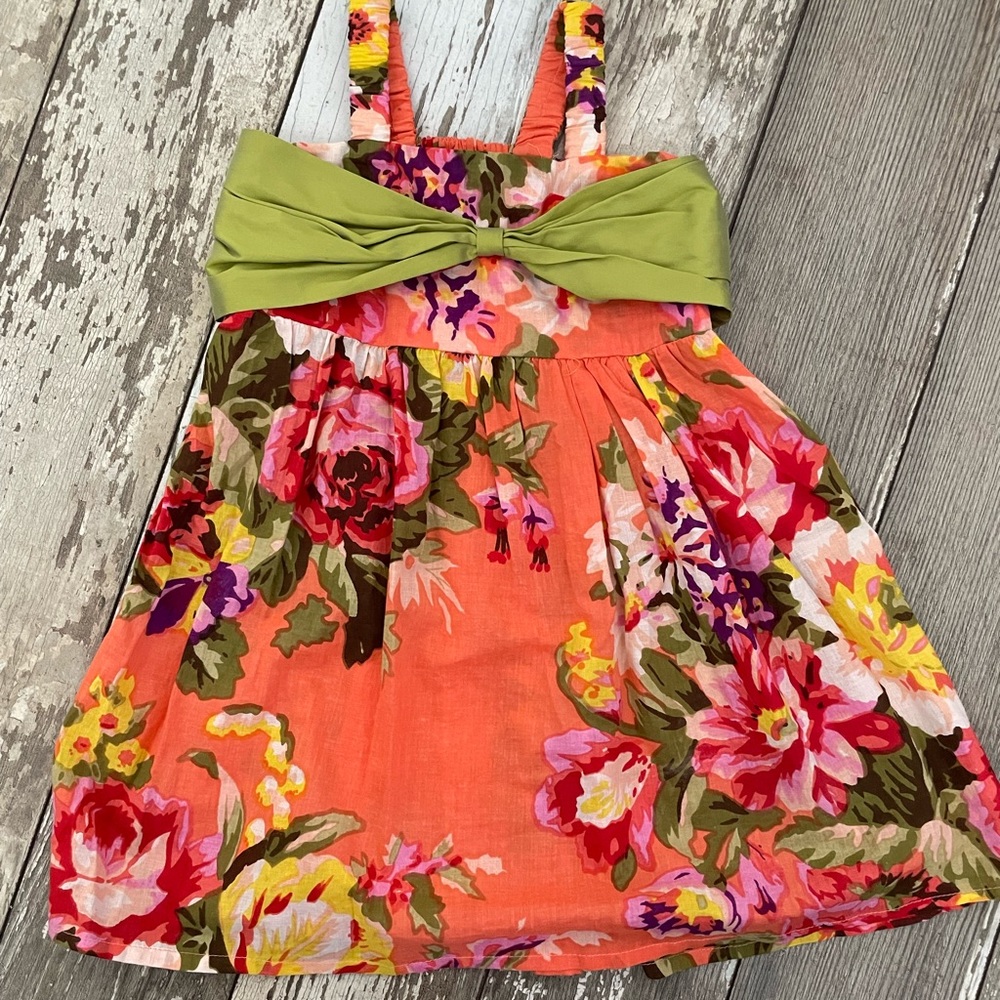 Toddler Girls Floral Dress Size 3-4
